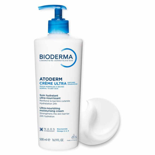 BIODERMA Atoderm Crème 500ml - Hydratation Intense Peaux Sensibles
