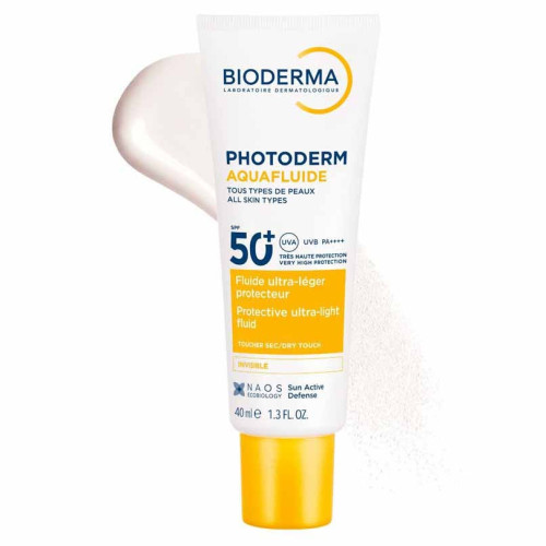 Bioderma Aquafluide Solaire SPF50+ 40ml - Peaux Sensibles