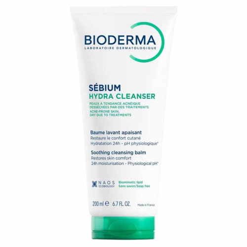 SEBIUM HYDRA CLEANSER - Baume Lavant Apaisant - Visage - Peaux à Tendance Acnéique, 200ml