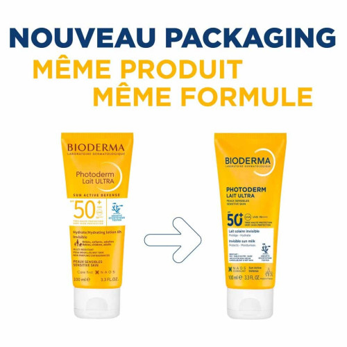 Photoderm Lait ULTRA SPF50+ Non Parfumé 100 ml