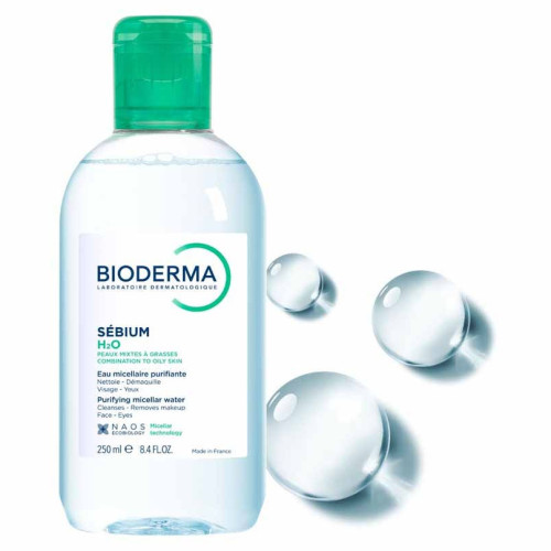 Sébium H2O Solution Micellaire Nettoyante Purifiante 250 ml