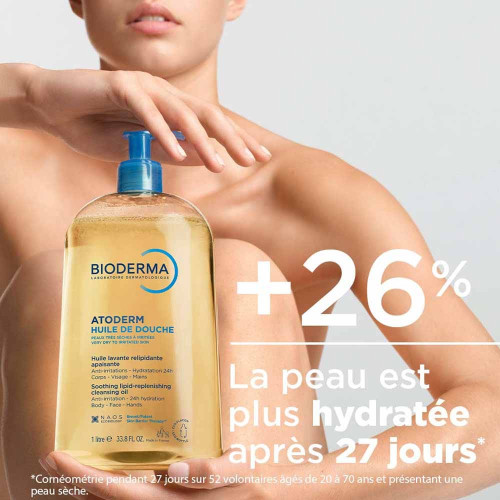 Atoderm Huile de Douche Éco-Recharge 1 L