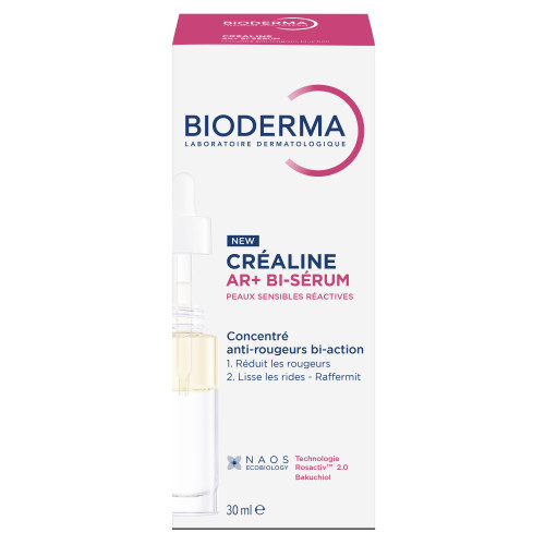 Bioderma Créaline AR+ Bi-Sérum 30 ml Anti-Rougeurs et Anti-Âge