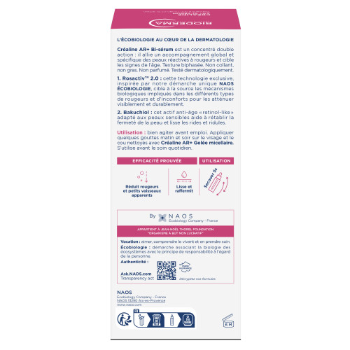 Bioderma Créaline AR+ Bi-Sérum 30 ml Anti-Rougeurs et Anti-Âge