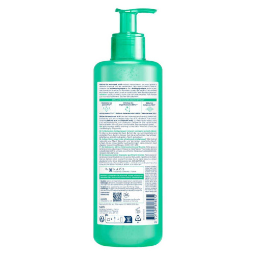 Bioderma Sébium Gel Moussant Actif 400ml Peau Nette et Fraîche