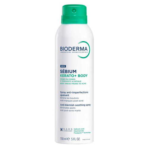 Bioderma Sébium Kerato+ Body 150 ml Spray Anti-Imperfections Efficace