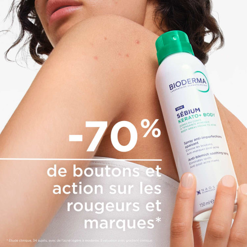 Bioderma Sébium Kerato+ Body 150 ml Spray Anti-Imperfections Efficace