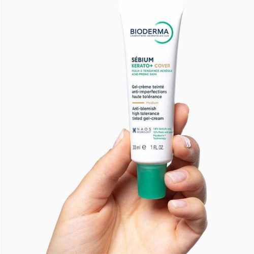 Bioderma Sébium Kerato+ Cover 30ml Teint Unifié Peau Sans Imperfections