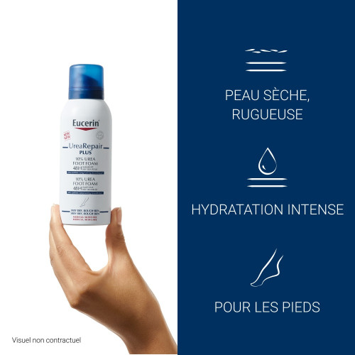 Eucerin Mousse Pieds 10% Urée 150mL - Hydratation Intense et Durable