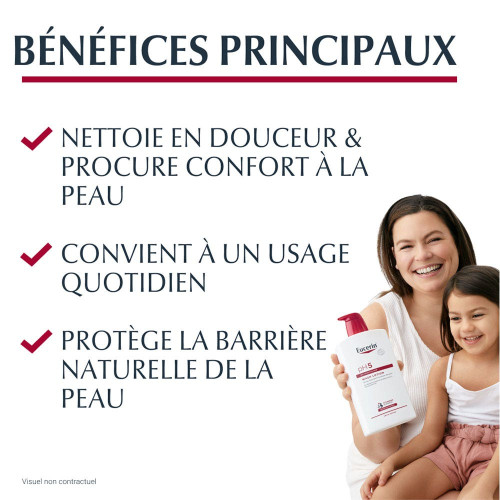 Eucerin Gel Lavant pH5 1000ml - Douceur et Protection Peaux Sensibles