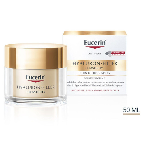 Eucerin Hyaluron-Filler Elasticity Soin Jour SPF15 50ml Anti-âge