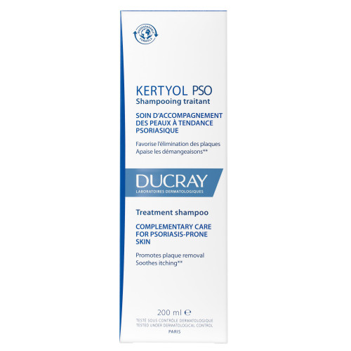 Ducray Kertyol PSO 200ml - Apaise démangeaisons, élimine pellicules