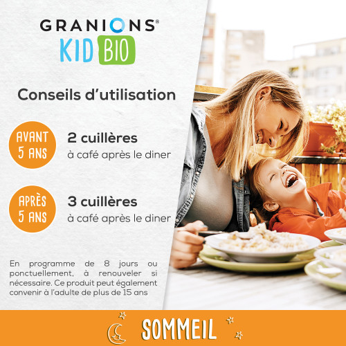 GRANIONS Somdor+ Enfant 125ml - Sommeil Réparateur Naturel