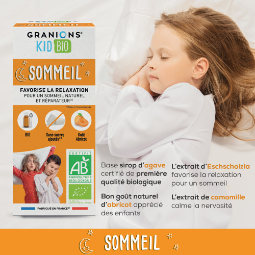 GRANIONS Somdor+ Enfant 125ml - Sommeil Réparateur Naturel