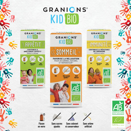 GRANIONS Somdor+ Enfant 125ml - Sommeil Réparateur Naturel