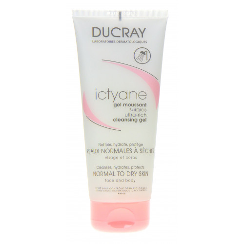 DUCRAY Ictyane Gel Moussant Surgras Tube-6342 DUCRAY Ictyane Gel Moussant Surgras Tube-6342