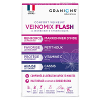 Granions Veinomix Flash 1200mg 30 Comprimés - Circulation Veineuse
