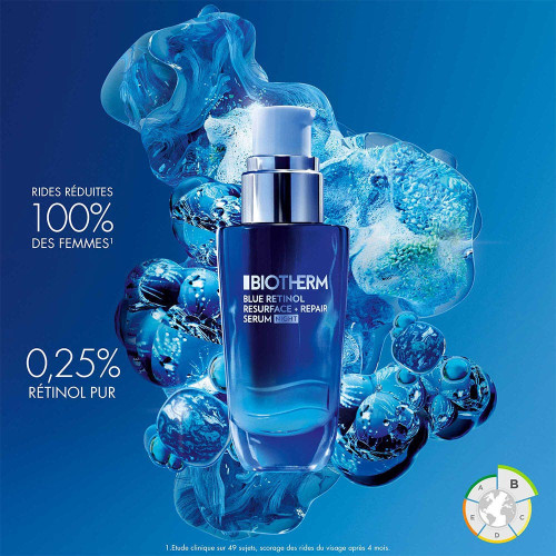Biotherm Blue Retinol Sérum Nuit 30ml - Anti-rides et Uniformité