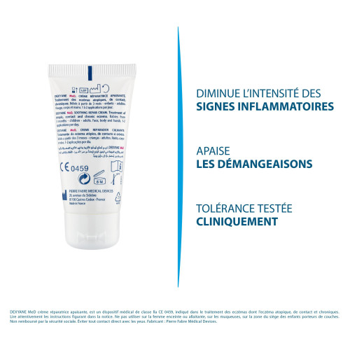 Ducray Dexyane MeD 30mL - Apaise et Répare Eczéma