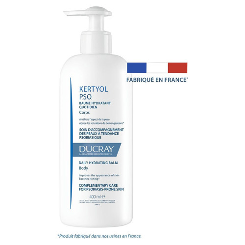 Ducray Kertyol P.S.O Baume 400ml - Hydratation Peaux Psoriasiques