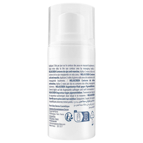 Ducray Melascreen Contour Yeux Anti-Taches 15ml - Eclat et Uniformité
