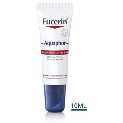 Eucerin Aquaphor 10ml - Soin Lèvres SOS Hydratant Régénérant