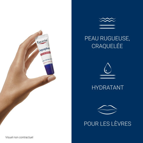 Eucerin Aquaphor 10ml - Soin Lèvres SOS Hydratant Régénérant