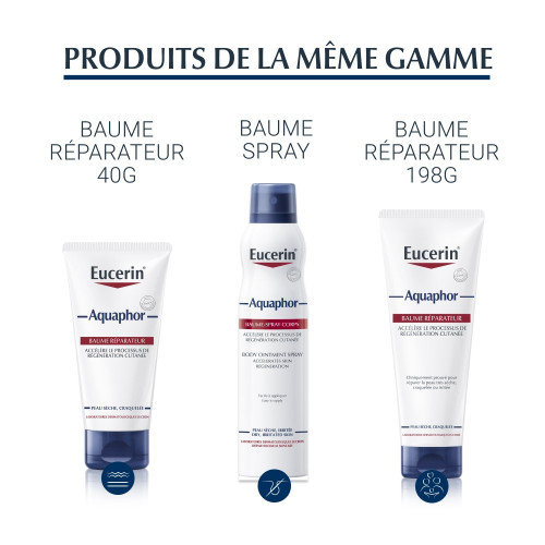 Eucerin Aquaphor 10ml - Soin Lèvres SOS Hydratant Régénérant