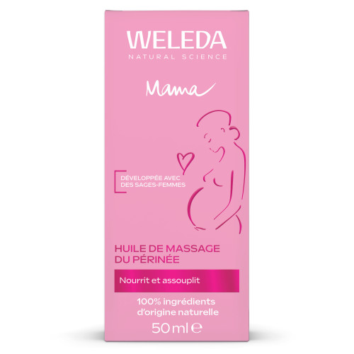 Weleda Huile Massage Périnée 50ml - Prépare Accouchement, Nourrit Peau