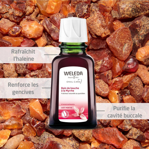 Weleda Bain Bouche Myrrhe 50mL - Purifie et Rafraîchit