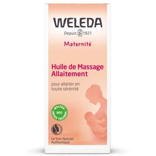 Weleda Huile Massage Allaitement 50ml - Détente et Lactation Facilitée