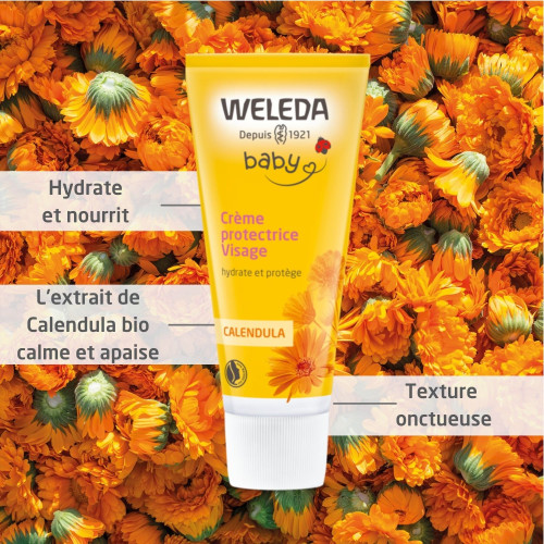 Weleda Crème Visage Calendula 50mL - Hydratation et Protection