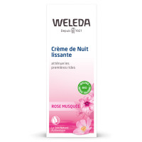 WELEDA Crème Nuit Lissante Rose Musquée 30mL - Réduit Rides