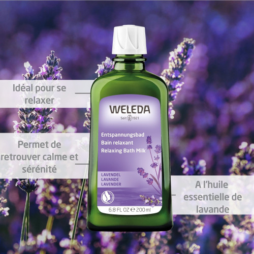WELEDA Bain Relaxant Lavande 200mL - Apaisant Calmant