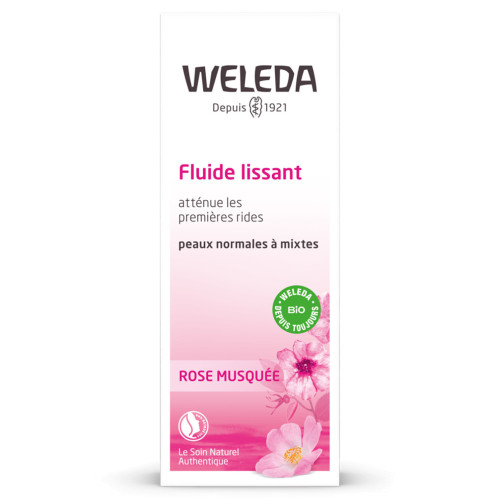 Weleda Fluide Lissant Rose Musquée 30ml - Préserve Jeunesse Peau