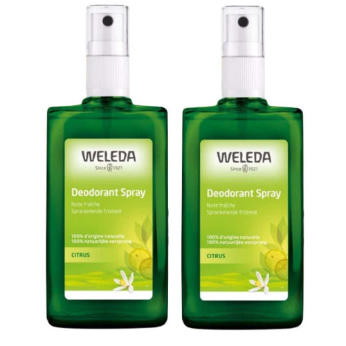 WELEDA Duo Déodorant Citrus 2x100mL - Naturel et Rafraîchissant