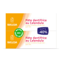Weleda Pâte Dentifrice Calendula 2x75ml - Douceur et Soin Gencives