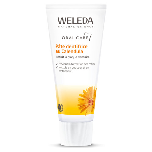 Weleda Pâte Dentifrice Calendula 2x75ml - Douceur et Soin Gencives