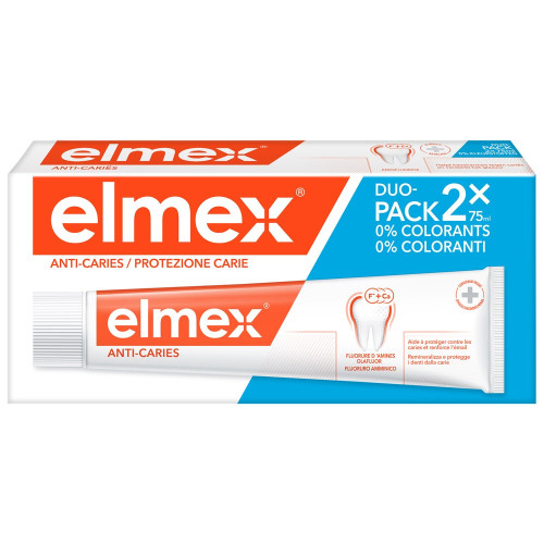 Elmex Protection Caries 2x75mL - Dents Résistantes et Protégées