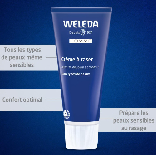 WELEDA Crème à Raser 75mL - Douceur et Confort
