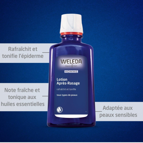 WELEDA Lotion Après-Rasage 100mL - Rafraîchit et Tonifie