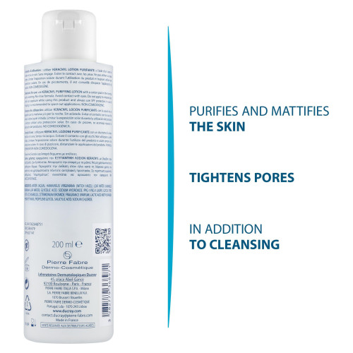 Ducray Keracnyl Lotion Purifiante 200ml - Soin Peau Grasse
