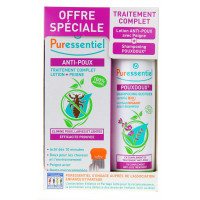 PURESSENTIEL Kit Lotion Anti-Poux + Shampooing Pouxdoux-6364
