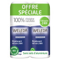 Weleda Déodorant Homme 24H 2x50ml - Protection Naturelle