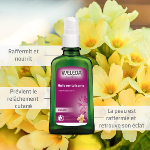 Weleda Onagre Huile Revitalisante 100ml - Prévient Relâchement
