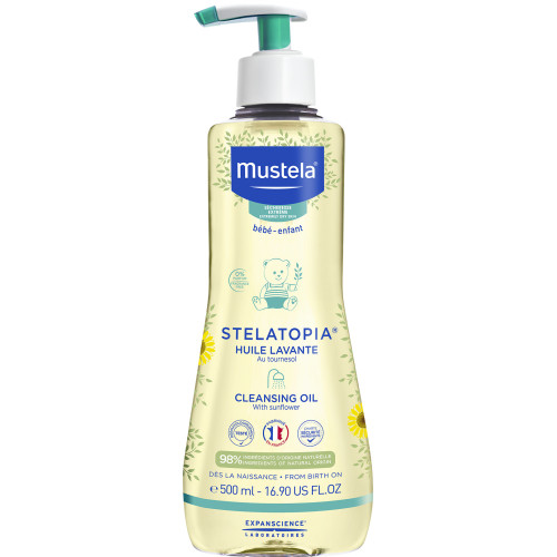 MUSTELA Stelatopia Huile Lavante 500mL - Apaise Peau Atopique