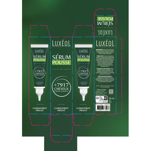 LUXEOL Sérum Pousse 50ml - Croissance Cheveux Rapide