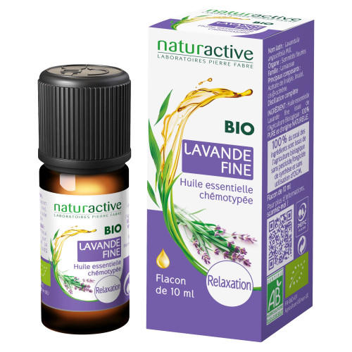 Naturactive Huile Essentielle Lavande Bio 10ml - Pure et Naturelle