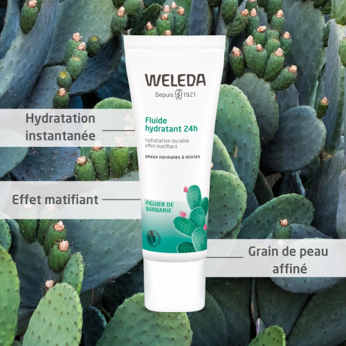 Weleda Fluide Hydratant 24h Figuier Barbarie 30ml - Hydratation