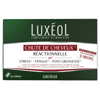 Luxeol Chute de Cheveux 90 Gélules - Fortifie et Prévient la Chute